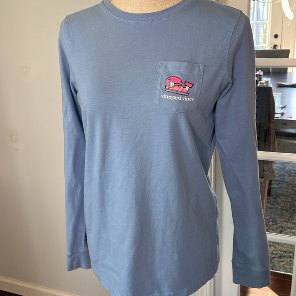 VINEYARD VINES long sleeve tee, periwinkle size XS - Picture 1 of 8